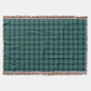 Clan Keith licht groen oud Schots tartan Deken