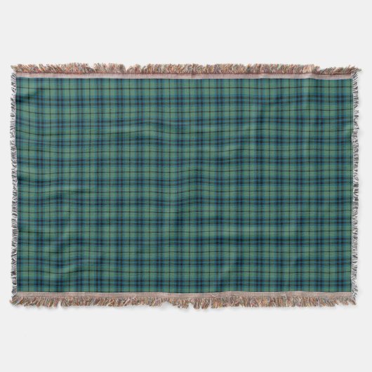 Clan Keith licht groen oud Schots tartan Deken (Voorkant)