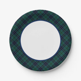 Clan Keith Modern Tartan Border Papieren Bordje