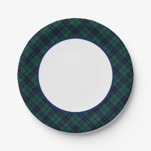 Clan Keith Modern Tartan Border Papieren Bordje