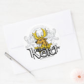 Clan Keith Ronde Sticker (Envelop)