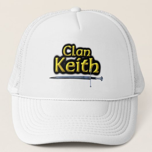 Clan Keith Schotse Inspiratie Trucker Pet (Voorkant)
