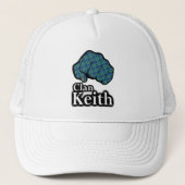 Clan Keith Scotland Proud Tartan Fist Trucker Pet (Voorkant)