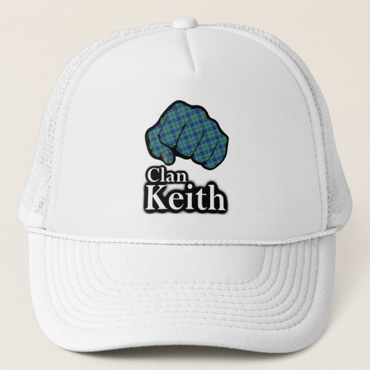 Clan Keith Scotland Proud Tartan Fist Trucker Pet (Voorkant)
