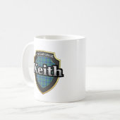 Clan Keith Scottish Dynasty Tartan Mokken Cups (Voorkant links)