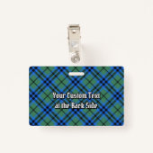Clan Keith Tartan Badge (Achterkant met clip)
