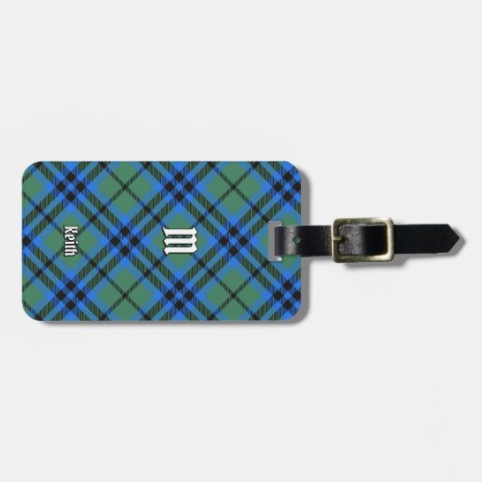 Clan Keith Tartan Bagagelabel (Voorkant horizontaal)