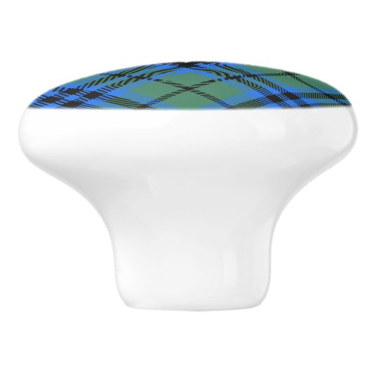 Clan Keith Tartan Ceramic Knob Keramische Knop (Zijkant)