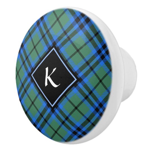 Clan Keith Tartan Ceramic Knob Keramische Knop (Rechts)