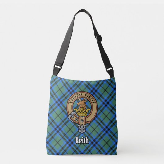 Clan Keith Tartan Crossbody Tas (Voorkant)