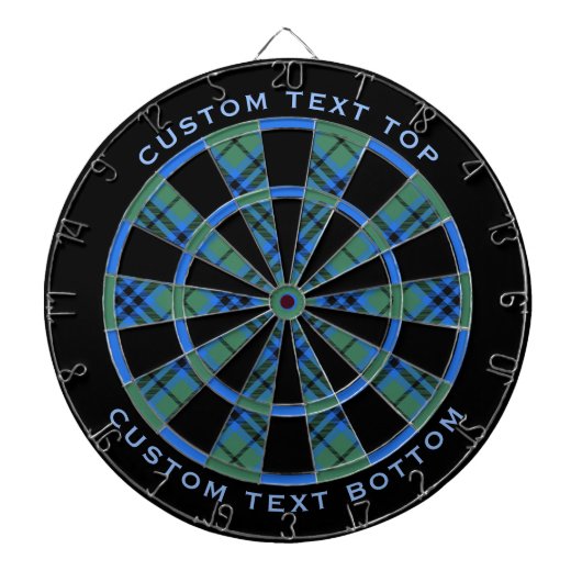 Clan Keith Tartan Dart Board Dartbord (Voorkant)