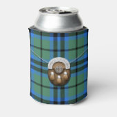Clan Keith Tartan en Sporran Blikjeskoeler (Blikje Achterkant)