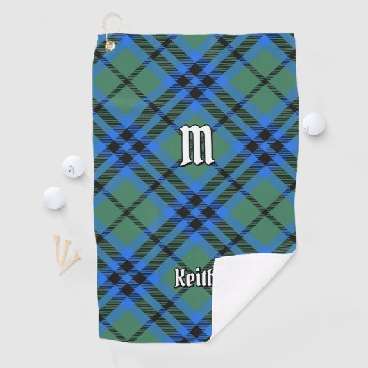 Clan Keith Tartan Golf Towel Golfhanddoek (Insitu)