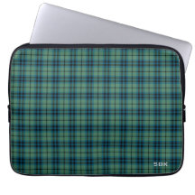 Clan Keith Tartan Green Plaid Monogrammed