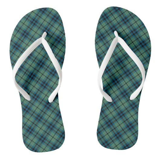 Clan Keith Tartan Green Plaid Teenslippers (Voetbed)