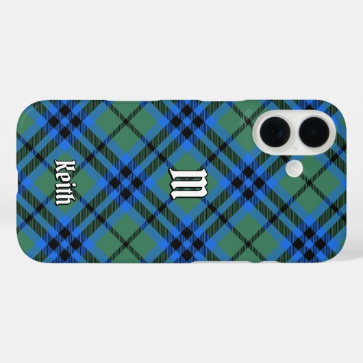Clan Keith Tartan Hoesje-Mate iPhone Case (Achterkant (horizontaal))