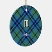 Clan Keith Tartan Keramisch Ornament (Rechts)