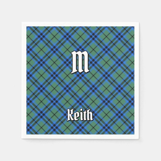 Clan Keith Tartan Napkins Servet (Voorkant)