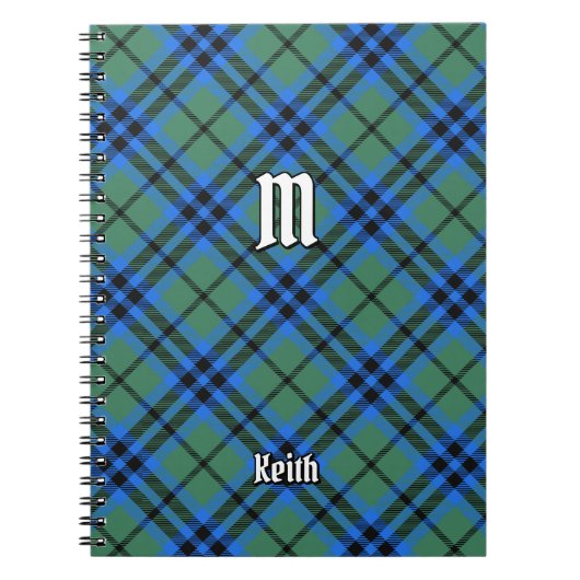 Clan Keith Tartan Notitieboek (Voorkant)
