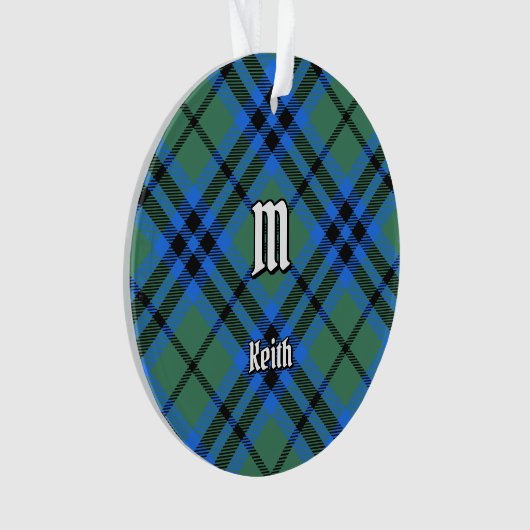 Clan Keith Tartan Ornament (voorkant)
