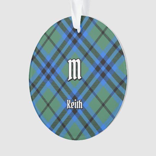 Clan Keith Tartan Ornament (voorkant)