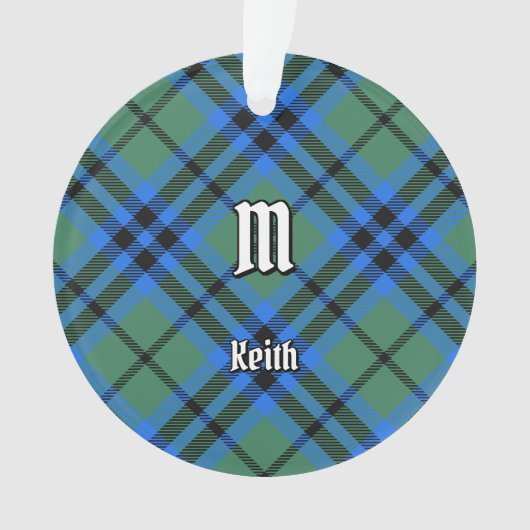 Clan Keith Tartan Ornament (voorkant)