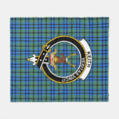 Clan Keith Tartan Pset Fleece Deken (Voorkant (Horizontaal))
