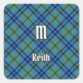 Clan Keith Tartan Square Sticker (Voorkant)