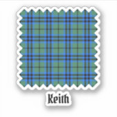 Clan Keith Tartan Sticker (Voorkant)