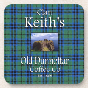 Clan Keith's Old Dunnottar Coffee Co. Bier Onderzetter