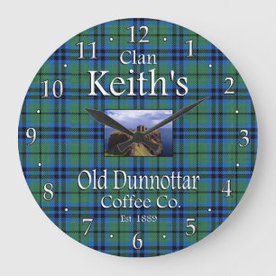 Clan Keith's Old Dunnottar Coffee Co. Grote Klok