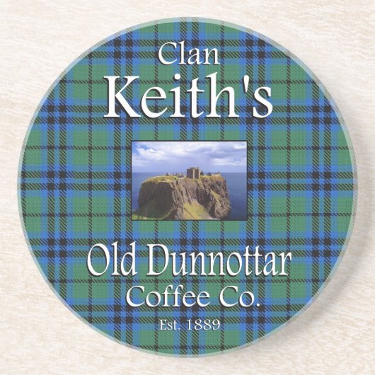 Clan Keith's Old Dunnottar Coffee Co. Onderzetter (Voorkant)