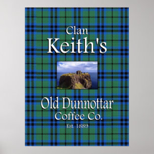 Clan Keith's Old Dunnottar Coffee Co. Poster