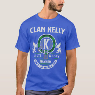 Clan Kelly Scottish Surname Family Highland Games T-shirt