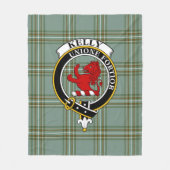 Clan Kelly Tartan Pset Fleece Deken (Voorkant)