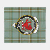 Clan Kelly Tartan Pset Fleece Deken (Voorkant (Horizontaal))