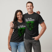Clan Kennedy achternaam Schotse Tartan Lion Rampan T-shirt (Unisex)