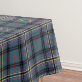 Clan Kennedy Blauwgroen Groen en Zwart Oud Tartan Tafelkleed