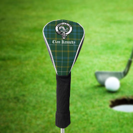 Clan Kennedy Crest Badge & Tartan Golfheadcover