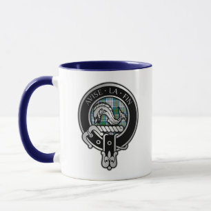 Clan Kennedy Crest & Dress Tartan Mok