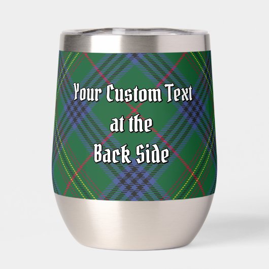 Clan Kennedy Crest over Tartan (Achterkant)