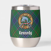Clan Kennedy Crest over Tartan (Voorkant)