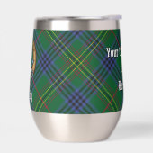 Clan Kennedy Crest over Tartan (Links)