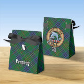 Clan Kennedy Crest over Tartan Bedankdoosjes