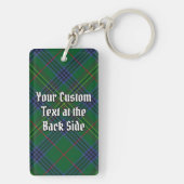 Clan Kennedy Crest over Tartan Sleutelhanger (achterkant)