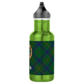 Clan Kennedy Crest over tartan Waterfles (Rechts)