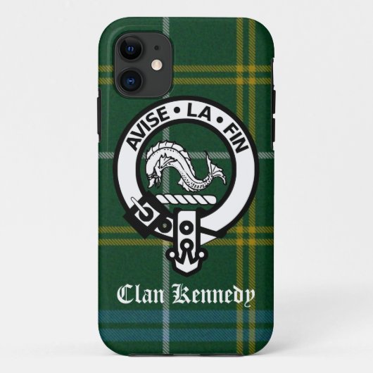 Clan Kennedy Crest Tartan Case-Mate iPhone Case (Achterkant)