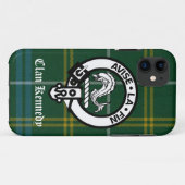Clan Kennedy Crest Tartan Case-Mate iPhone Case (Achterkant (horizontaal))