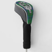Clan Kennedy Crest & Tartan Golfheadcover (Schuin)