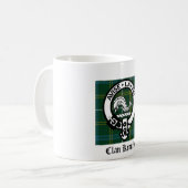 Clan Kennedy Crest Tartan Koffiemok (Voorkant links)